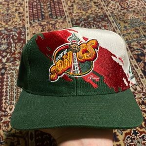 Logo Authletics Seattle Super Sonics hat